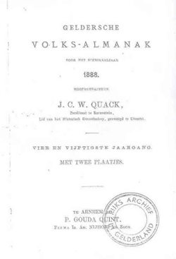 Geldersche Volks-Almanak voor het schrikkeljaar 1888